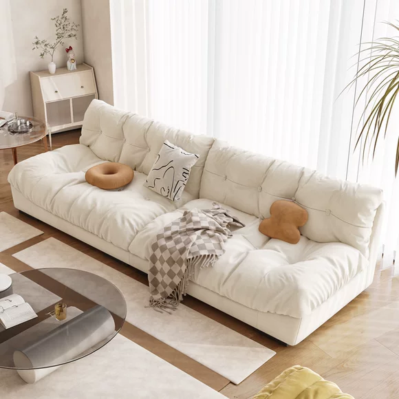 Sofa hẹp căn hộ nhỏ siêu mỏng ban công kinh tế sáng tạo phòng khách hiện đại phòng ngủ đôi giản dị Bắc Âu thoải mái - Ghế sô pha