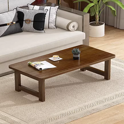 Bàn cà phê hình chữ nhật căn hộ nhỏ phòng khách gỗ rắn thực tế đồ nội thất hiện đại Của Trung Quốc bằng gỗ double-decker bàn cà phê bàn ​​thấp bàn trà nhật