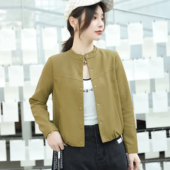 Áo khoác nữ mùa thu 2019 mới tweed nữ ngắn nhỏ gió nhỏ màu đỏ mạng với áo sơ mi nữ khí chất - Áo khoác ngắn áo cardigan nữ