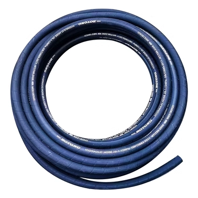 ống dầu thủy lực 1 2 Gia công lắp ráp ống dầu thủy lực áp suất cao và ống thép bện có khả năng chịu nhiệt độ cao và chống ăn mòn tùy chỉnh ống thép thủy lực
