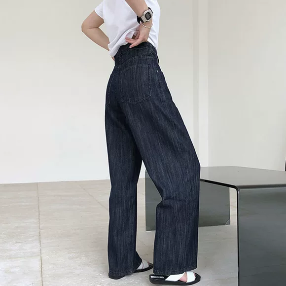 Xuân 2019 phiên bản mới Hàn Quốc của quần jeans cạp cao cạp cao mùa đông quần bó sát co giãn - Quần jean chân váy jean đẹp