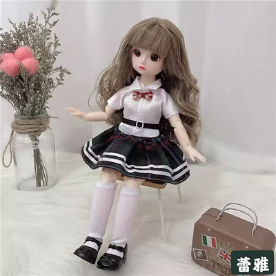 Quần áo Barbie cho bé gái mặc quần áo công chúa với phụ kiện váy Velcro váy nhỏ bup be lol