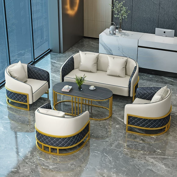 [Giới hạn] Agile Sở cao cấp gỗ phòng khách sofa da sofa kết hợp Mỹ sofa da phong cách châu Âu - Ghế sô pha sofa phòng khách