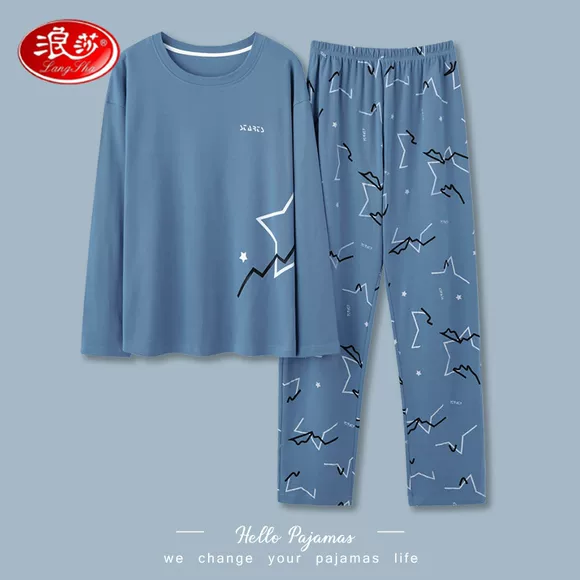 Bộ đồ ngủ nữ mùa hè mỏng phần cotton tay ngắn hai mảnh có thể đi chơi hè giản dị phục vụ sinh viên dễ thương tại nhà - Bộ Pajama shop quần áo